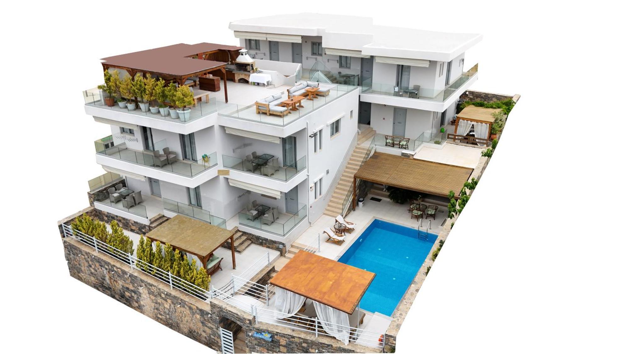 Asteri Apartments Und Studios Makrýgialos المظهر الخارجي الصورة