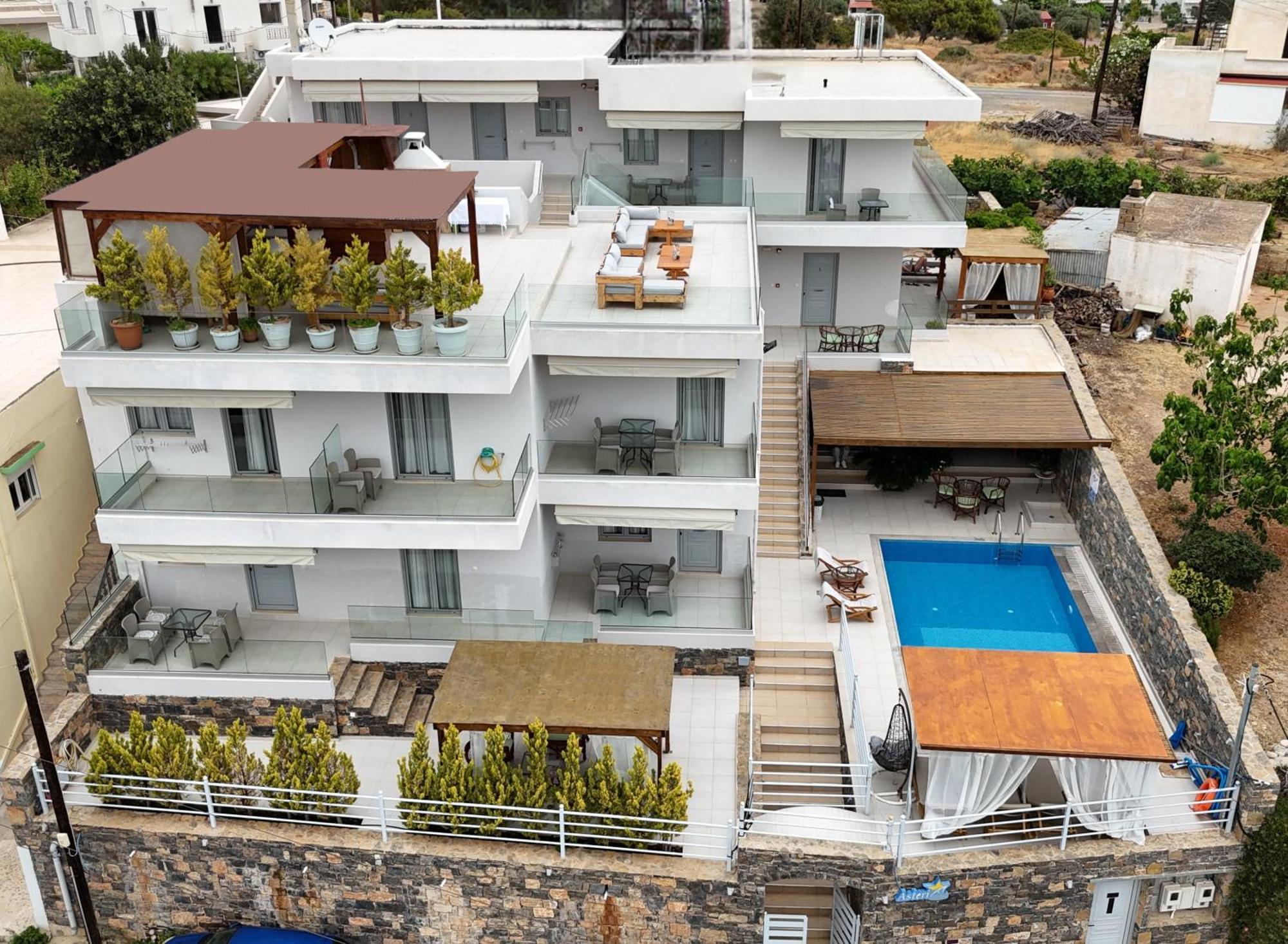 Asteri Apartments Und Studios Makrýgialos المظهر الخارجي الصورة